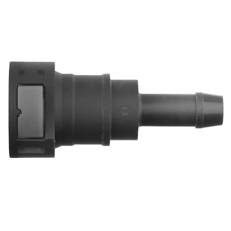 Ags Fuel Line Quick Connect-Straight Push-On 1/2 Steel to 1/2 Nylon-, PK2 FLRQ-410